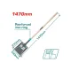 Steel shovel with wooden handle 1470mm Steel shovel with wooden handle 1470mm
