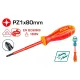 INSULATED SCREWDRIVER PZ1 X 80mm 1000V INSULATED SCREWDRIVER PZ1 X 80mm 1000V