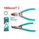 Circlip pliers opener 7inch curved Circlip pliers opener 7inch curved