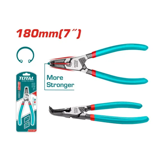 Circlip pliers clamping 7inch curved Circlip pliers clamping 7inch curved
