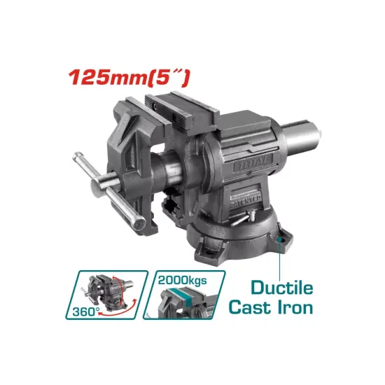 Locksmith vise with anvil 125mm Locksmith vise with anvil 125mm