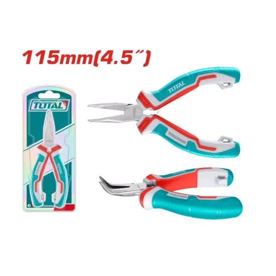 Mini long curved nose pliers 115mm Mini long curved nose pliers 115mm