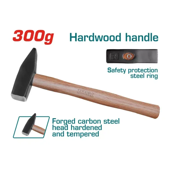 Wooden handle hammer 300g Wooden handle hammer 300g