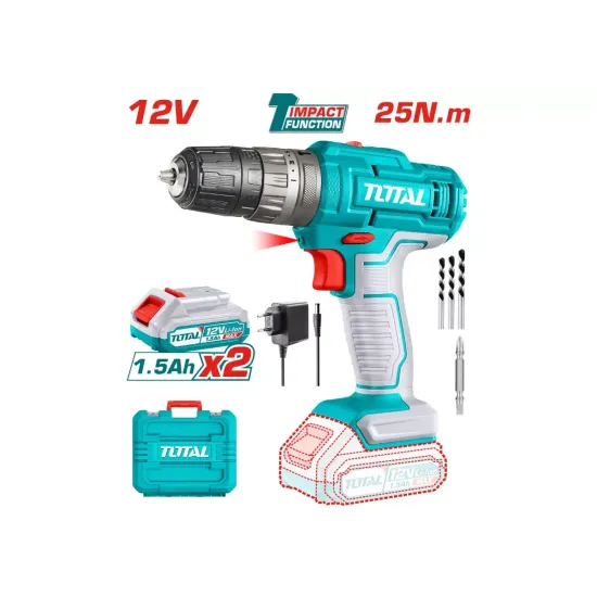 Impact screwdriver 12 V / 1.5 Ah / with battery and charger Impact screwdriver 12 V / 1.5 Ah / with battery and charger