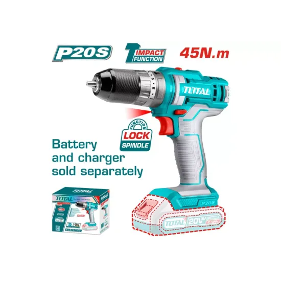 Cordless impact drill 20V /45 Nm Cordless impact drill 20V /45 Nm