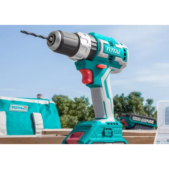 Cordless Impact Drill- Screwdriver / 20V / 2A / 60Nm / + 2 Battery