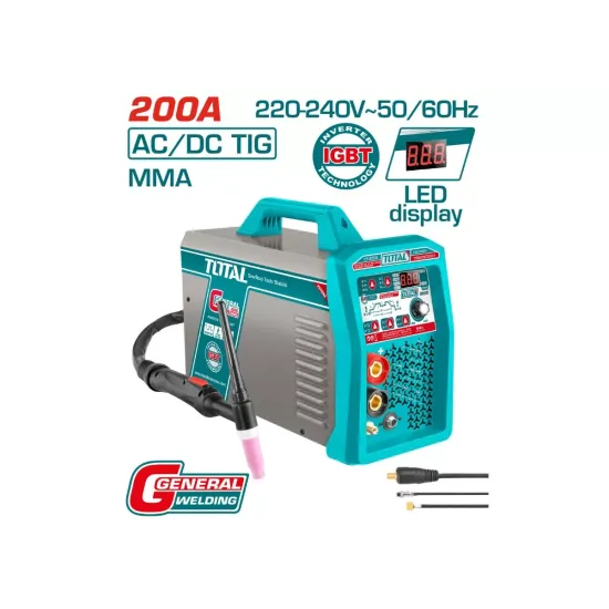 Inverter AC - DC TIG/MMA welding machine 200A Inverter AC - DC TIG/MMA welding machine 200A