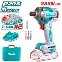 Cordless Impact Driver 20V 285Nm + 2 battery
