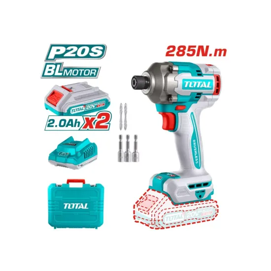 Cordless Impact Driver 20V 285Nm + 2 battery Cordless Impact Driver 20V 285Nm + 2 battery