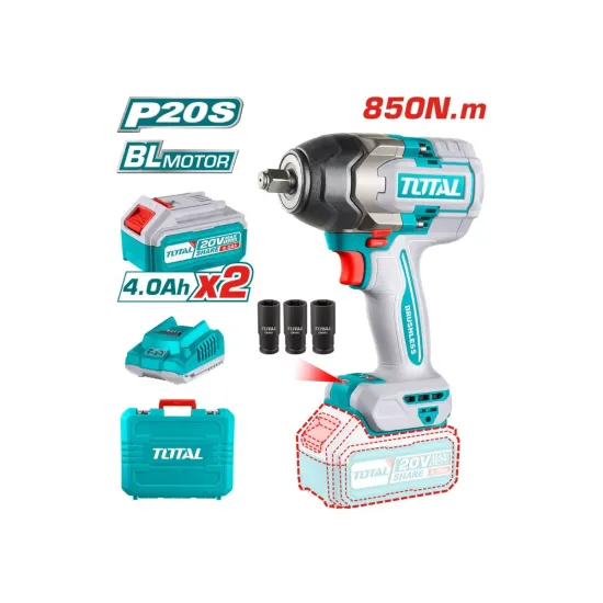 Li-ion impact wrench 20V / 850 Nm Li-ion impact wrench 20V / 850 Nm