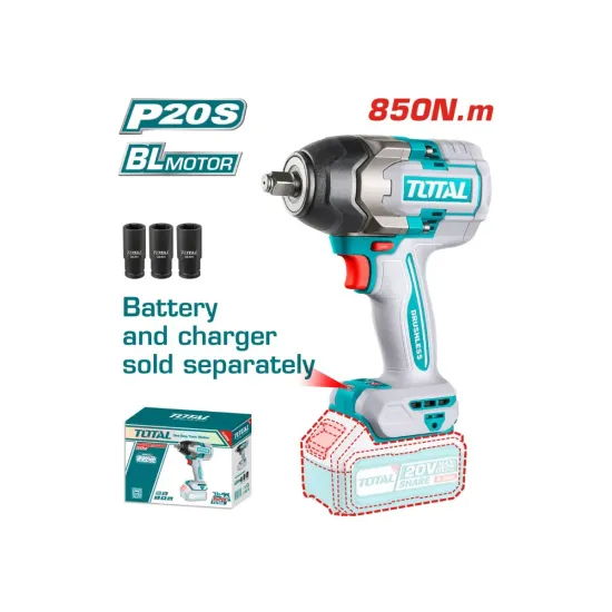 Lithium-Ion Impact Wrench 20V/850Nm Lithium-Ion Impact Wrench 20V/850Nm