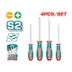 Screwdriver set 4 pcs. Screwdriver set 4 pcs.