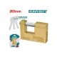 Heavy duty brass block padlock 80mm Heavy duty brass block padlock 80mm