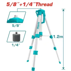 Tripod for laser levels 1.2 m