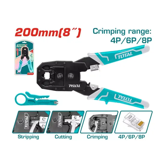 Modular plug crimper 200mm Modular plug crimper 200mm