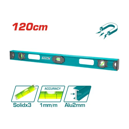 Magnetic aluminum construction level 1200mm Magnetic aluminum construction level 1200mm