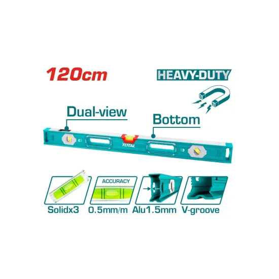 Magnetic aluminum construction level 1200mm Magnetic aluminum construction level 1200mm