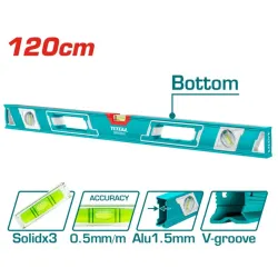 Aluminum construction level 1200mm