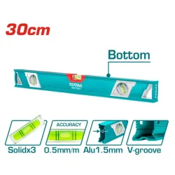Aluminum construction level 300mm