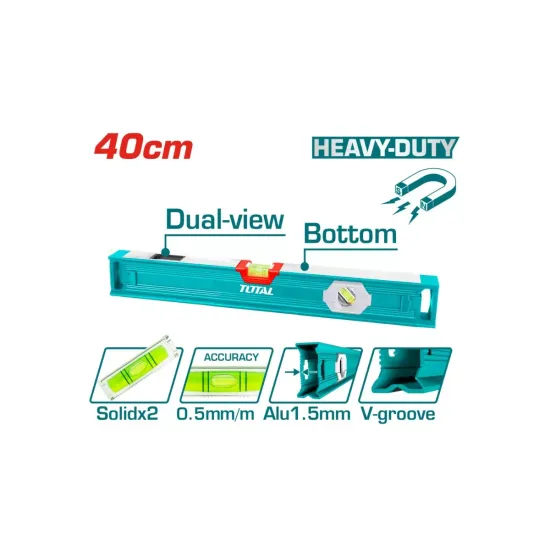 Magnetic aluminum construction level 400mm Magnetic aluminum construction level 400mm