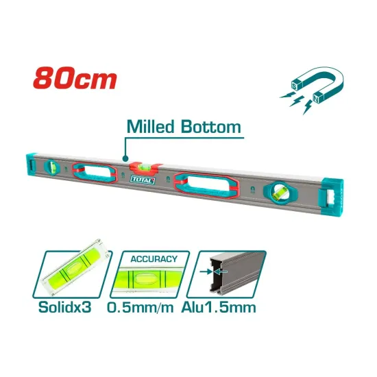 Level with powerful magnets 800mm Level with powerful magnets 800mm