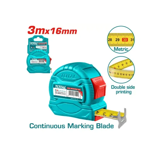 Roulette measure 3m x 16mm Roulette measure 3m x 16mm