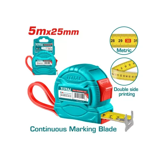 Roulette measure 5m x 25mm Roulette measure 5m x 25mm