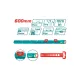 Aluminum ruler with level 60 cm Aluminum ruler with level 60 cm