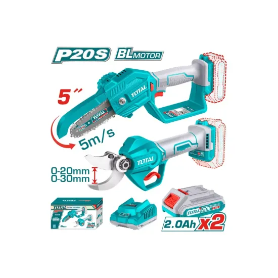 Pruning shears and mini saw 20 V set Pruning shears and mini saw 20 V set