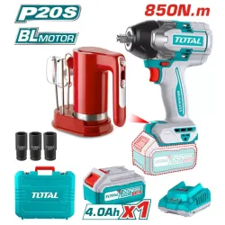 Combo set with impact wrench and mixer