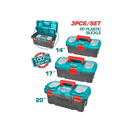 Plastic tools box set 3pcs Plastic tools box set 3pcs