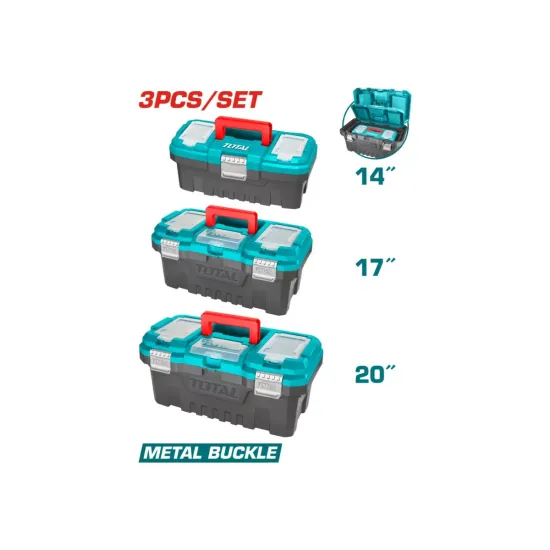 Plastic tools box set 3pcs Plastic tools box set 3pcs