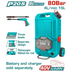 Li-ion pressure washer 2x20V