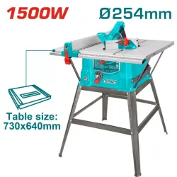 Electric saw with table 1500W 254mm