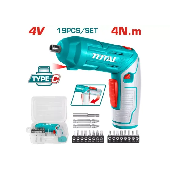 Cordless screwdriver 4 V/4 Nm/USB Type-C cable Cordless screwdriver 4 V/4 Nm/USB Type-C cable