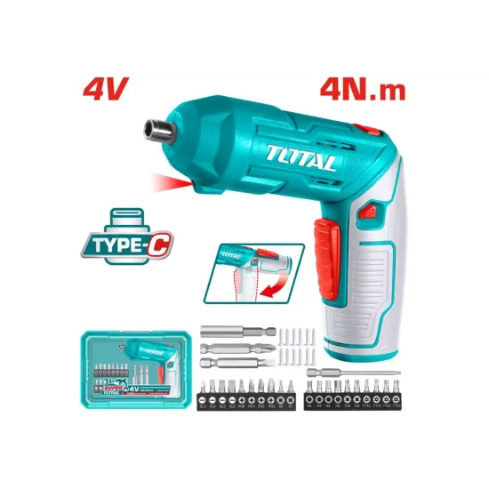 Cordless screwdriver 4 V/4 Nm Cordless screwdriver 4 V/4 Nm