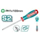 Phillips crosshead screwdriver PH1x100mm Phillips crosshead screwdriver PH1x100mm