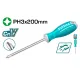 Phillips screwdriver PH 3x200mm Phillips screwdriver PH 3x200mm
