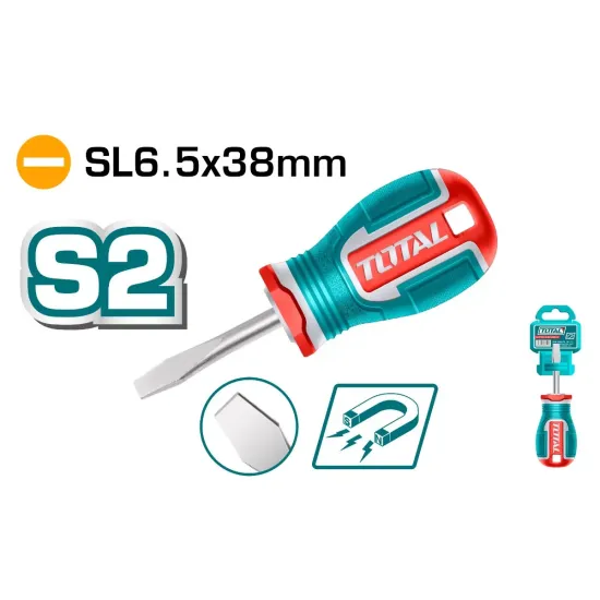 Slotted screwdriver SL6.5x38 mm Slotted screwdriver SL6.5x38 mm