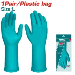 PVC gloves L