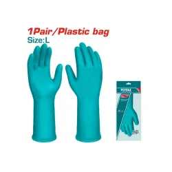 PVC gloves L
