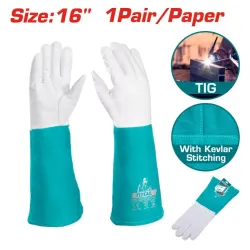 Grain goatskin gloves