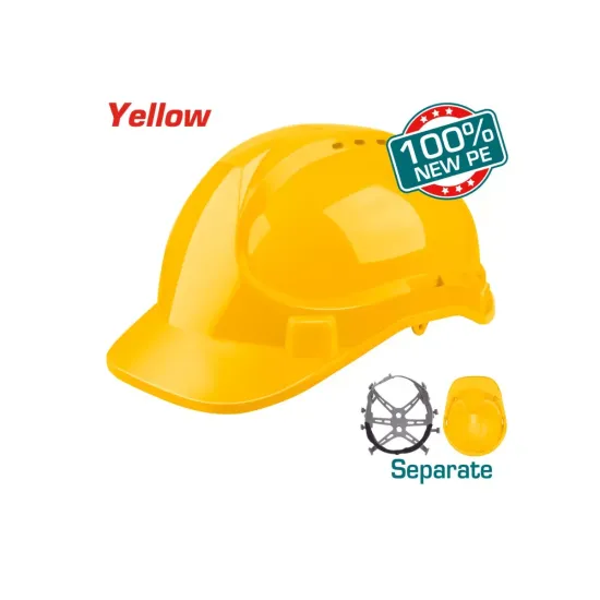Safety helmet yellow
