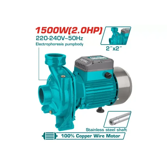 Water Pump 1500 W / 450 l / min / 18 m Water Pump 1500 W / 450 l / min / 18 m