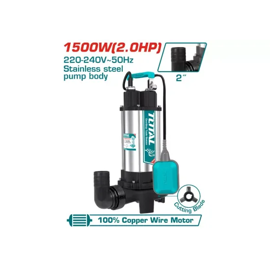 Submersible sewage pump 1500W Submersible sewage pump 1500W