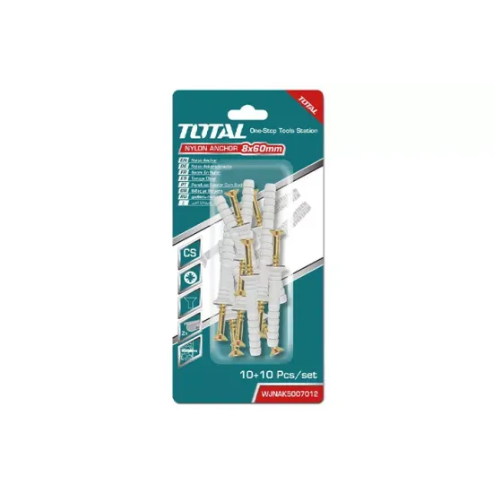Screw with nylon dowel set 10pcs Screw with nylon dowel set 10pcs