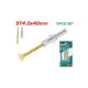 Screw with plastic dowel set 15pcs Screw with plastic dowel set 15pcs