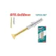Screw with plastic dowel set 10pcs Screw with plastic dowel set 10pcs