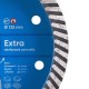 Diamond cutting disc Turbo 125 Extra 125x22.22x10x2.2mm Diamond cutting disc Turbo 125 Extra 125x22.22x10x2.2mm