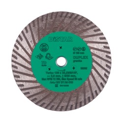 Diamond cutting disc Turbo 125 M14F Duplex 125x22.22x25x2.8mm 